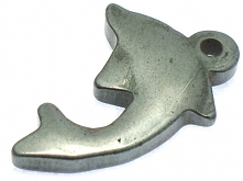 Zawieszka Hematyt Delfinek 29x19mm 1szt