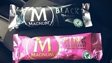 Najlepsze lody na swiecie.Magnum Espresso i Magnum Raspberry 