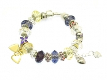 Bransoletka Beads KayanAdo Ametystowy