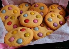 Kolorowe Ciasteczka z Lentilkami - przepis po kliknięciu w zdjęcie