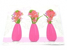 SERWETKA SERWETKI DECOUPAGE 33X33CM 1/4 WAZONY (2SZT)