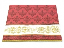 SERWETKA SERWETKI DECOUPAGE 33X33CM 1/4 KWIATY (2SZT)