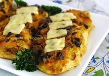 kurczak zapiekany z marchewką i pieczarkami




2 duże lub 4 małe filety z kurczaka
przyprawa do kurczaka
400 gramów pieczarek
1 duża cebula
3 średnie marchewki
3 kopiaste łyżki...