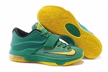 Mens Nike Kevin Durant KD 7 VII Green and Yellow "Oregon Ducks"