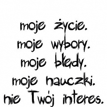 moje życie