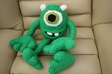 Poznajecie tego potworka? Jak się Wam podoba szydełkowy Mike?