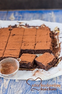 Brownie bez cukru i mąki