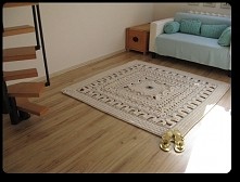 dywan na szydełku - schemat