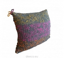 Piękna poduszka dziergana &...