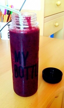 Koktajl jagodowo-bananowy!