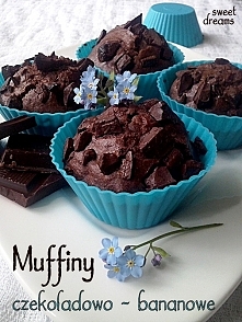 Muffiny czekoladowo - banan...