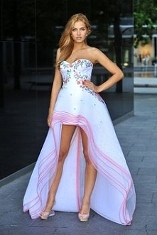 suknia "wzory łowickie"