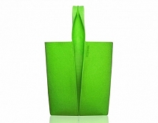 Torba z filcu- limonka, roz...