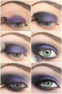 Fioletowy smokey eye na wesele? Czemu nie! A Wy co myślicie?