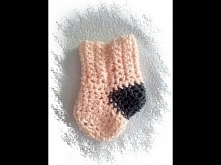 Skarpetki na szydełku każdy rozmiar proste:)/ crochet socks