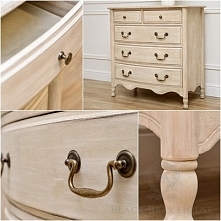 francuska poszarzona komoda black bear house