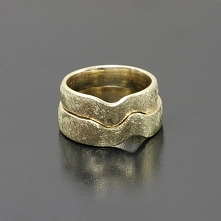 Idealnie dopasowane obrączki z żółtego złota. Żebro Ewy - Inne Obrączki