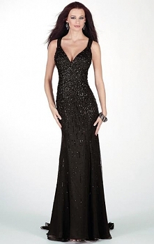 Unique Long Black Tailor Made Evening Prom Dress From Marieprom.