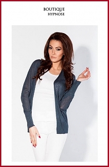 Gustowny kardigan pasuje świetnie na każdą okazję i do każdej części damskiej garderoby. Ciekawe zestawienie do pracy utworzy z elegancką koszulą z kołnierzykiem. Te ażurowe o l...