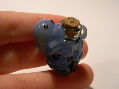 octopus bottle charm tutorial