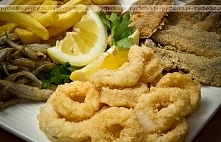 Panierowane smażone kalmary Iwony