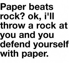 kamień , papier,  nożyce...