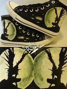 Ręcznie malowane trampki z ...