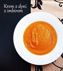Krem z dyni z imbirem