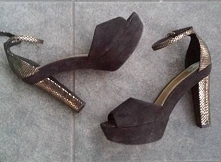 Buty H&M kupione za jedyne 20zł, używane ale nie zniszczone! Idealnie dopasowują się do stopy,bardzo wygodne, na każdą imprezę! :)