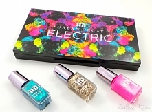 Urban Decay Electric Pressed Pigment palette and the Urban Decay Electric Nail Trio