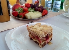 Wiśniowa chałwa - ciasto bez pieczenia