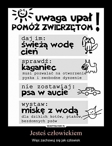 Jestes człowiekiem więc zac...