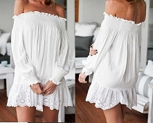 allegro.pl /nowa-sukienka-biala-ramiona-boho-koronka-gipiura-i5450702601.html
