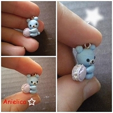 Miniaturowy Rillakuma z modeliny:D