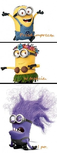 Przed *-* W trakcie :) Po ;(