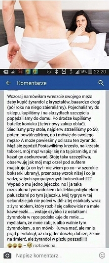 Wczoraj namówiłam wreszcie ...