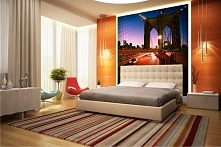 Fototapeta w sypialni