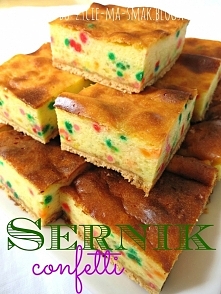 Sernik confetti na początek wakacji.

Przepis po kliknięciu w zdjęcie! :)