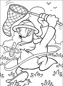 Kolorowanki z bajki Kaczor Donald