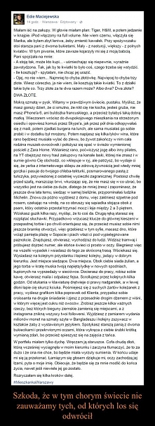 Więc twierdzisz, że masz ciężkie życie? Że jest ci źle?