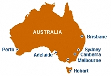 Brisbane, Canberra, Sydney :))