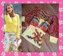 Piękna zwiewna bluzka Lip Mar - komplet top + narzutka kimono w stylu Boho. Najmodniejszy kolor sezonu. Wyprzedaż z szafy - okazja. Kliknij w obrazek aby kupić.