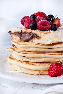 Pancakes nadziewane nutellą ilovebake.pl