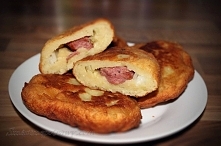 Kotlety ziemniaczane z kiełbasą