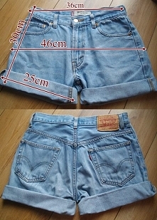 Shorty Levi's do kupienia już za 5zł. Kliknij w zdjęcie, a przeniesie Cię na moją stronę!
