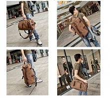 Męska torba, można ją wykorzystać jako plecak, torbę, ogólnie bardzo praktyczna. Po kliknięciu w zdjęcie więcej kolorów.