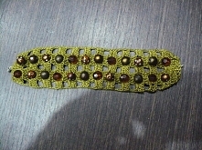 Oliwkowa bransoletka