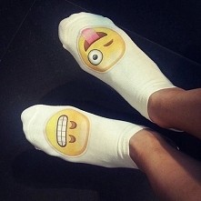 skarpetki z emotikonami ;3 