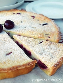 Tarta z czereśniami Przepis po kliknięciu w zdjęcie ;)