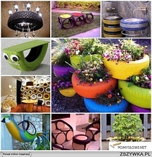 Pomysły na stare opony.